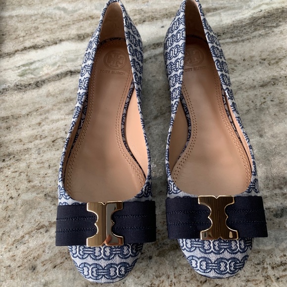 Tory Burch Gemini Link Bow Flat - Picture 6 of 8
